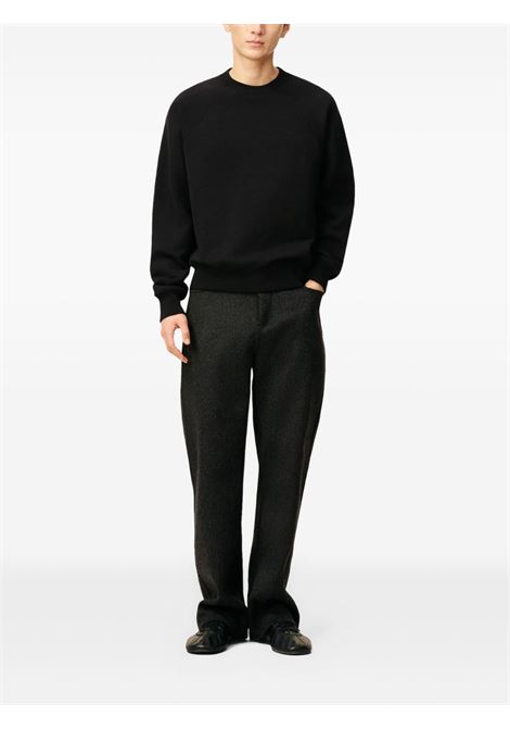 adc sweatshirt man black AMI PARIS | USW757.747001